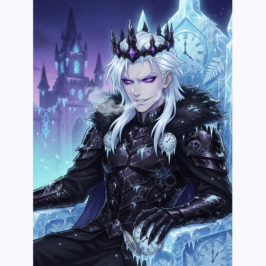 Lord Obsidian original anime character portrait