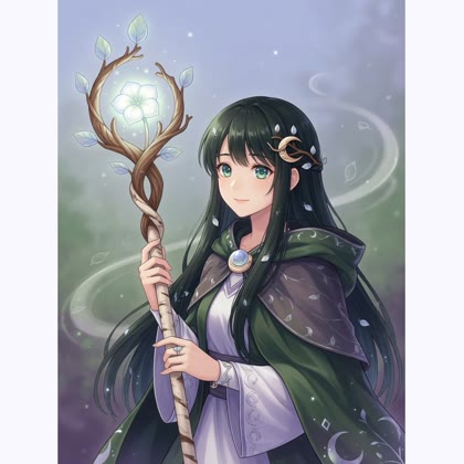 Mina Mochi anime character portrait