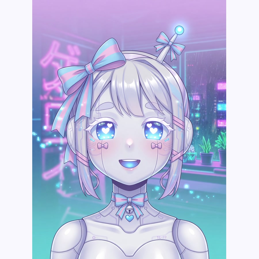 Rafa Rocketroll original anime character portrait