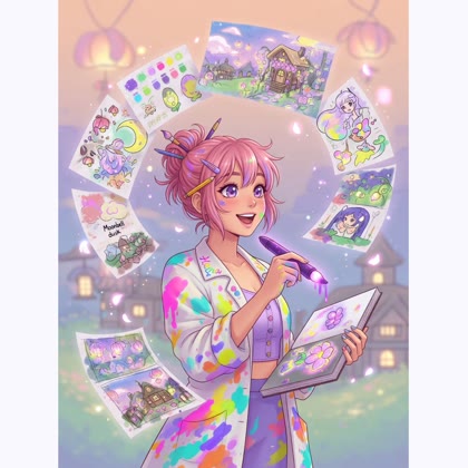 Sora Byte anime character portrait